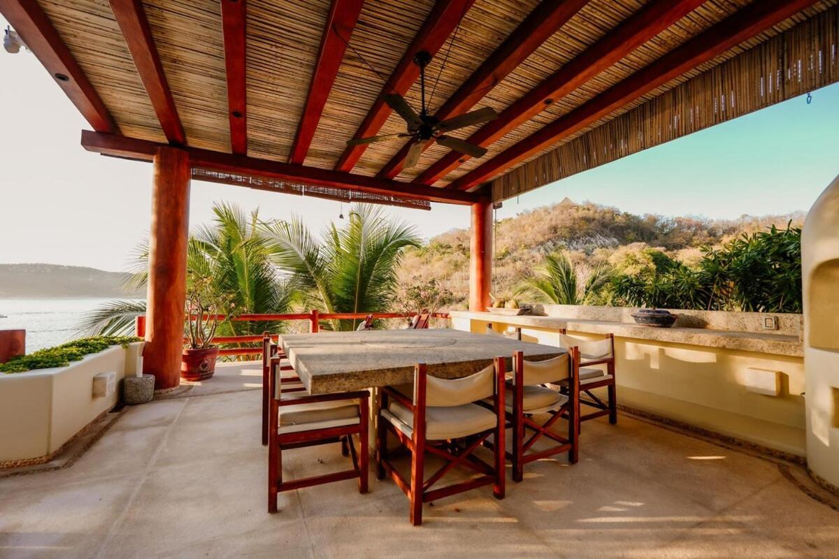 Dream Villa With Private Beach And Catering Zihuatanejo Bagian luar foto