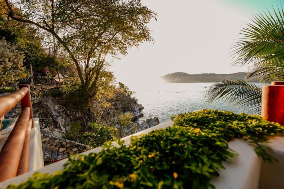 Dream Villa With Private Beach And Catering Zihuatanejo Bagian luar foto