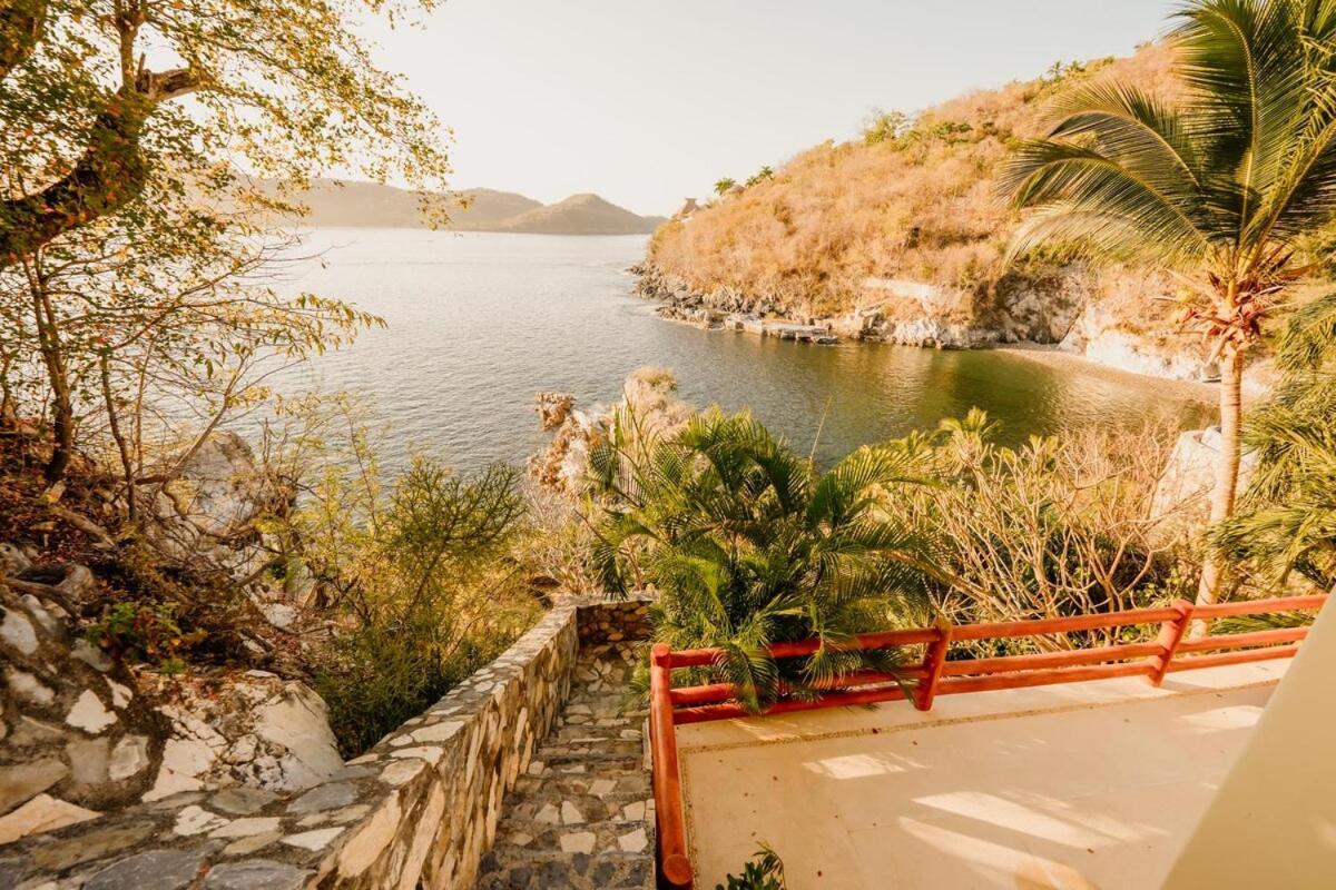 Dream Villa With Private Beach And Catering Zihuatanejo Bagian luar foto