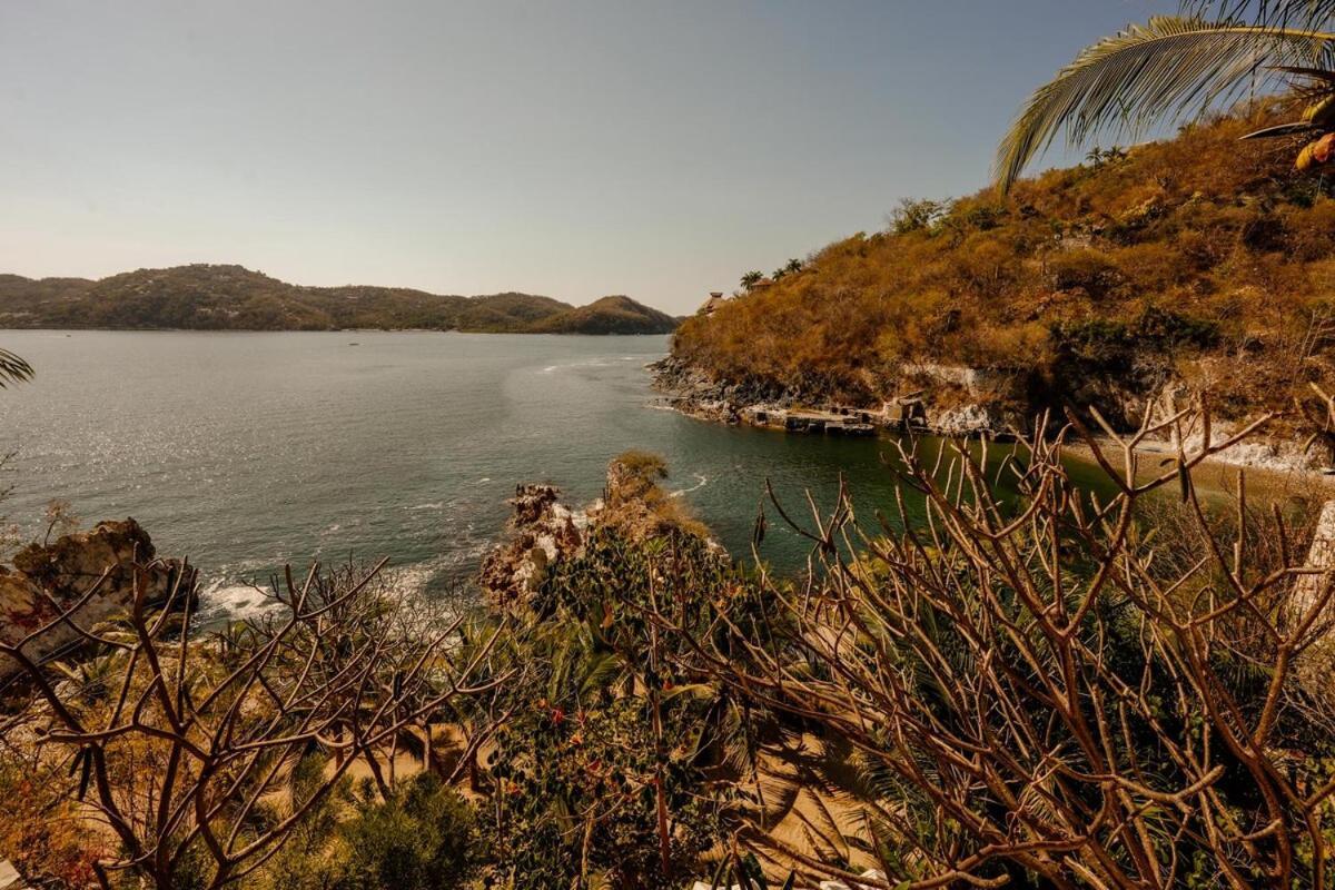 Dream Villa With Private Beach And Catering Zihuatanejo Bagian luar foto