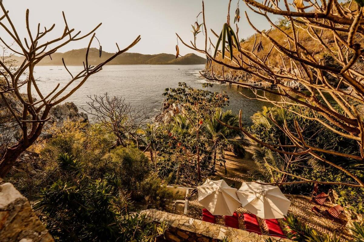 Dream Villa With Private Beach And Catering Zihuatanejo Bagian luar foto