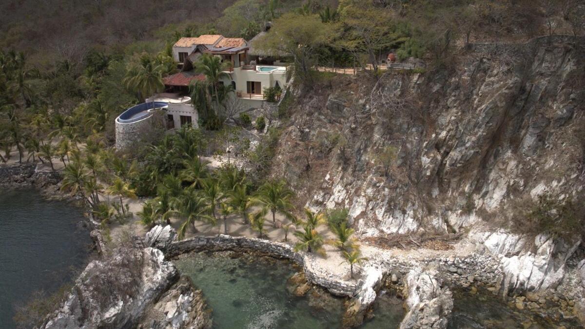 Dream Villa With Private Beach And Catering Zihuatanejo Bagian luar foto